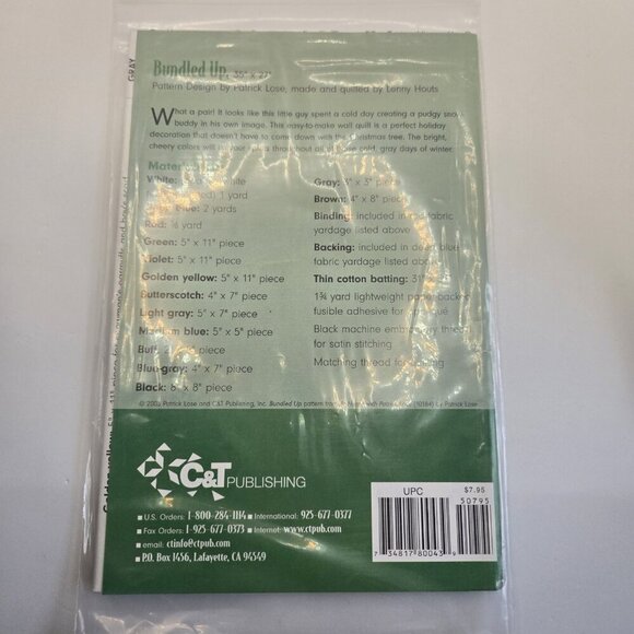 Bundled Up By Patrick Lose For C T Publishing 35 X 27 #80043 Snowman Winter - Picture 2 of 5